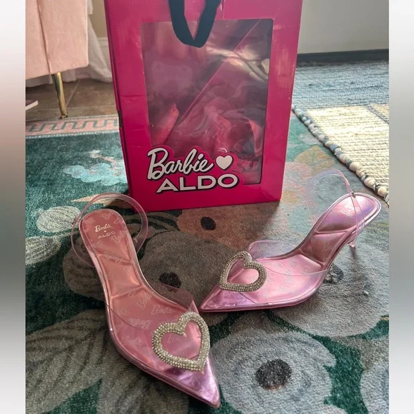 Pink Aldo Kitten Heel Shoes Peranga